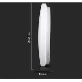 V-Tac VT-8424 1 LED Kuppel 350 mm weiß