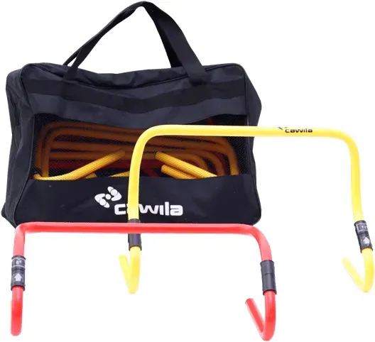 Cawila Flex-Hürden & Tasche 10er Set Gelb