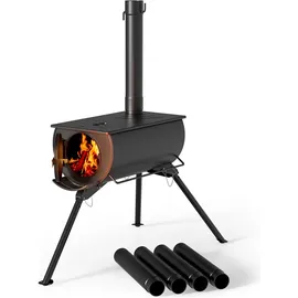 Wiltec Gaskocher Zeltofen 85x57,5x238cm