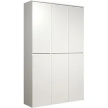 trendteam Nevada Mehrzweckschrank 111 x 191 x 34 cm Weiß