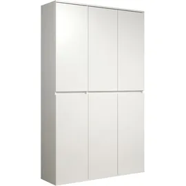 trendteam Nevada Mehrzweckschrank 111 x 191 x 34 cm Weiß