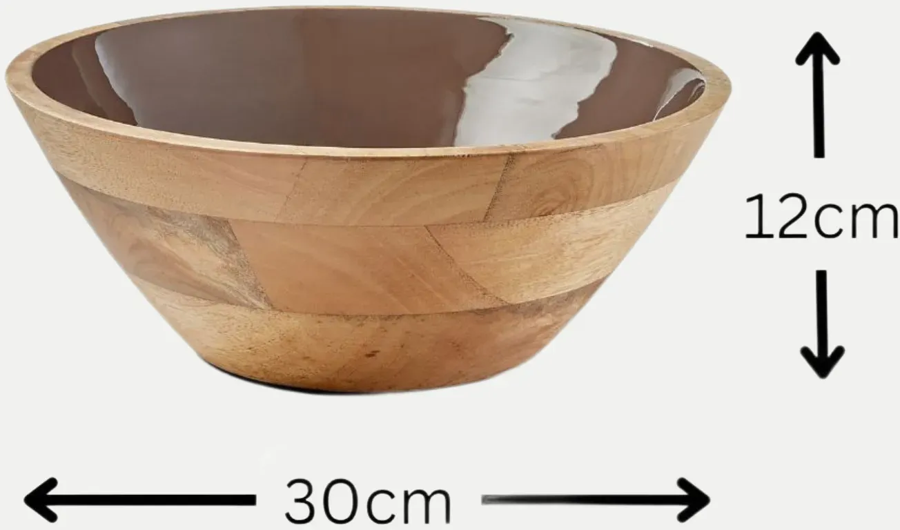 Bowl Singita Enamel Braun