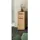 Möbel Boss Standschrank Ice 30 x 80 x 30 cm Braun/Schwarz