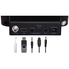 Imperial DABMAN i410 BT HiFi-Tuner Schwarz Bluetooth®, DAB+, Internetradio, WLAN, USB