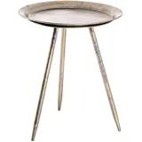 Haku-Möbel HAKU Beistelltisch Metall bronze