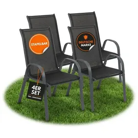Albatros Kuba Gartenstühle 4er Set