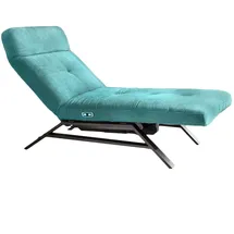 KAWOLA Relaxliege AMERIVA Polyester 80 x 110 x 158 cm Smaragdgrün mit Kissen und Kopfteil