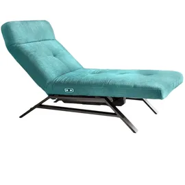 KAWOLA Relaxliege AMERIVA Polyester 80 x 110 x 158 cm Smaragdgrün mit Kissen und Kopfteil
