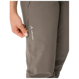 Vaude Farley Stretch Capri T-Zip III Zip-Off-Hose Braun 34