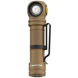 Armytek Wizard C2 Pro Max Sand White LED Taschenlampe mit Gürtelclip, mit Holster akkubetrieben 400 (12.15 cm, 4000 lm)