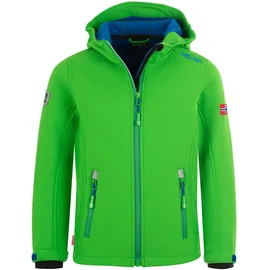 TROLLKIDS Trollfjord Softshelljacke Bright Green 116