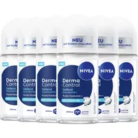 NIVEA Derma Control Defend Deo Roll-On 6 x 50 ml