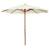 vidaXL Sonnenschirm 300 x 258 cm Sandweiß