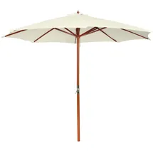 vidaXL Sonnenschirm 300 x 258 cm Sandweiß