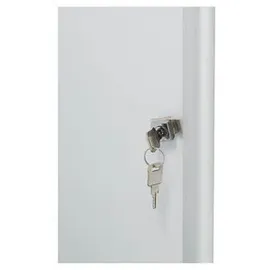 NOBO Schaukasten Pacific silber 6x DIN A4 78,4 x 2,2 x 81,5 cm, 1 St.