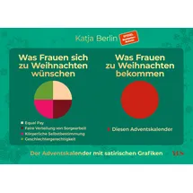 Yes Publishing Was Frauen sich zu Weihnachten wünschen. Was Frauen zu Weihnachten bekommen. Der Adventskalender mit satirischen Grafiken