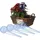Relaxdays Bewässerungskugeln 5er Set HxD 28 x 8 cm blau