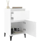 vidaXL Nachtschrank NA 40 x 35 x 70 cm Weiß