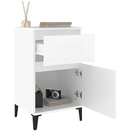 vidaXL Nachtschrank NA 40 x 35 x 70 cm Weiß