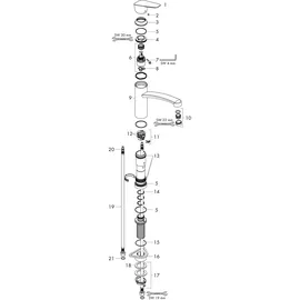 Hansgrohe Logis M31 160 1jet (71833000)