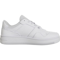 Tommy Jeans Damen Cupsole Sneaker Retro Basket Schuhe, Weiß (White), 36