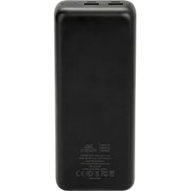 RivaCase® Rivacase, Powerbank 30000mAh 65W 4x USB-C/A & LCD Display, Schwarz