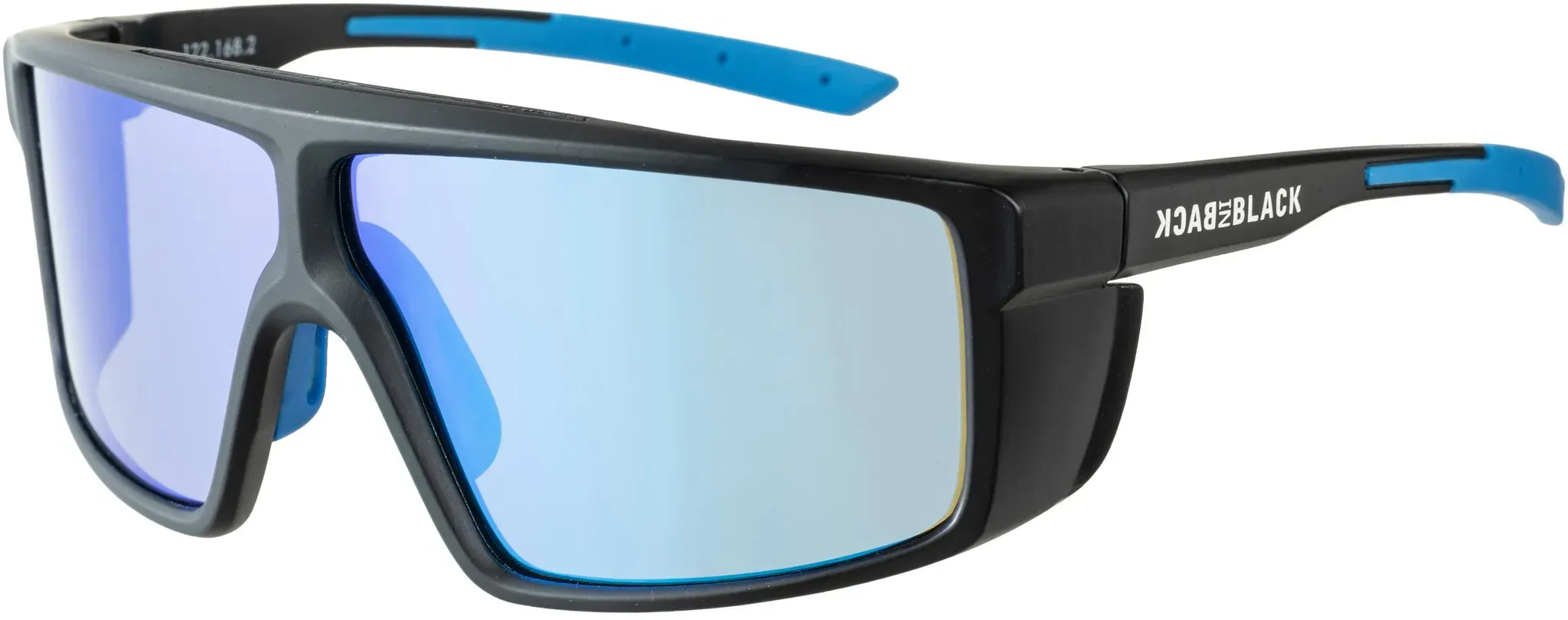 Back in Black Brille in black - ice blue, Größe Einheitsgröße - schwarz