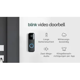 Blink Video Doorbell Schwarz