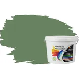 RyFo Colors Silikonharz Fassadenfarbe Lotuseffekt Trend Resedagrün 3l - bunte Fassadenfarbe, weitere Grün Farbtöne und Größen erhältlich, Deckkraft Klasse 1
