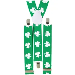 St Patricks Kleeblatt Hosenträger - OS