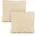 4 flauschige Kissen creme
