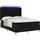 vidaXL Boxspringbett 160 x 200 cm Schwarz