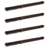cyclingcolors 4x schwimmende regalhalterung 25kg Regalträger Halterung Regalhalter möbel braun unsichtbare Regalhalterungen Holz Schrauben, 14x120mm