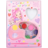 DEPESCHE 12126 Princess Mimi - Colour me up Paper, Aquarellpapier mit 10 Motiven zum Ausmalen, inkl. Pinsel und Wasserfarben