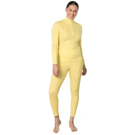 KARI TRAA Rose Half Zip Langarm-baselayer Mellow Yellow XS