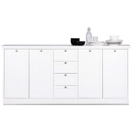 Höffner Sideboard LANDWOOD 200x90cm weiß