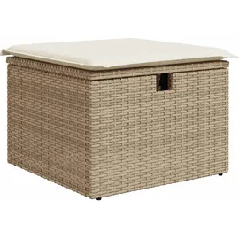 vidaXL Garten-Lounge-Set 5-tlg. beige