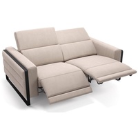 Sofanella 2-Sitzer Stoff Deltona, Relaxsofa, Designsofa, Designer Couch, Italienisches Sofa, 2er Sofa beige