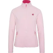 Polo Sylt Fleece-Jacke mit hochschließendem Kragen hellrosa 2XL