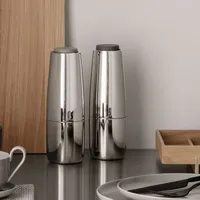 BLOMUS Salpi Salz- und Pfeffermühle Set 20 cm poliert nomad/moonbeam