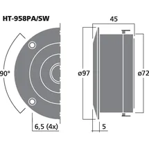 Monacor HT-958PA/SW