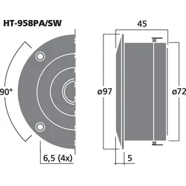 Monacor HT-958PA/SW