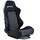 Tenzo-R Sportsitz Halbschalensitz Spielekonsole Sim Racing Schwarz Silber mit Rauten
