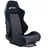 Tenzo-R Sportsitz Halbschalensitz Spielekonsole Sim Racing Schwarz Silber mit Rauten