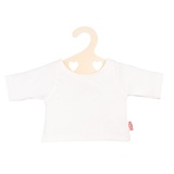 Heless 2956 - T-Shirt für Puppen in Weiß, Größe 35 - 45 cm