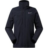 Berghaus Herren Hillmaster Interactive Jacke, Atmungsaktiver, Strapazierfähiger Mantel Übergangsjacke Hardshell Gore-Tex Wasserdichte, Schwarz, M EU