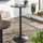 Wohnling Bistrotisch rund 60,0 x 100,0 cm Schwarz