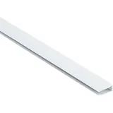 Videx U-Profil für Sichtschutzmatte Rügen, eckig aluminiumfarben 150 cm