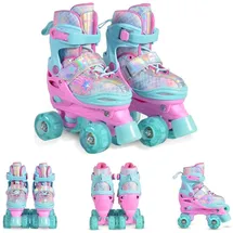 Byox Rollschuhe Ariel, leuchtende PU-Rollen, ABEC-5 Lager, Größe S (30-33)