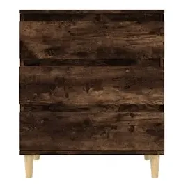 vidaXL Sideboard Räuchereiche 60x35x70 cm Holzwerkstoff